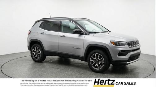 Silver Zynith Metallic Clearcoat 2025 Jeep Compass Trailhawk