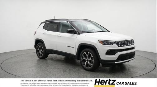 Bright White Clearcoat 2025 Jeep Compass Limited