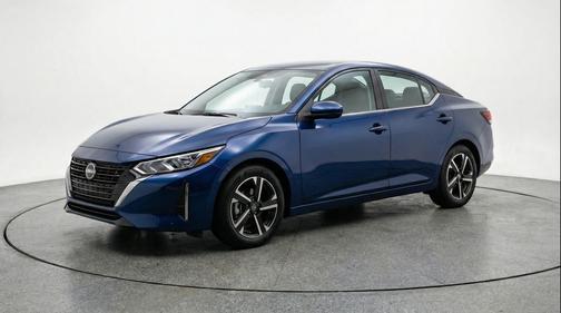 Electric Blue Metallic 2025 Nissan Sentra SV