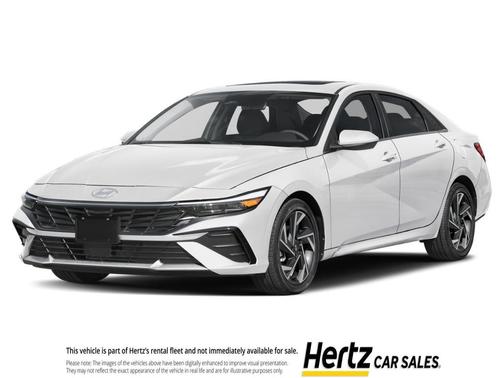 Serenity White 2025 Hyundai ELANTRA SEL