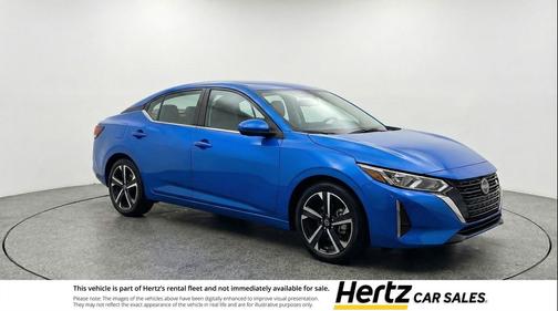 Electric Blue Metallic 2025 Nissan Sentra SV