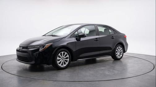 Midnight Black Metallic 2025 Toyota Corolla LE