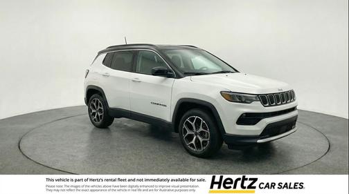 Bright White Clearcoat 2025 Jeep Compass Limited