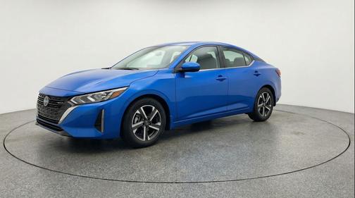 Electric Blue Metallic 2025 Nissan Sentra SV