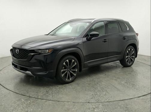 Jet Black Mica 2025 Mazda CX-50 Hybrid Premium Plus Package