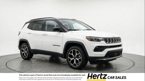 Bright White Clearcoat 2025 Jeep Compass Limited