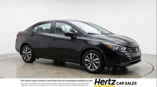 Super Black 2025 Nissan Versa 1.6 SV