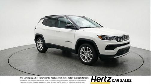 Bright White Clearcoat 2025 Jeep Compass Limited