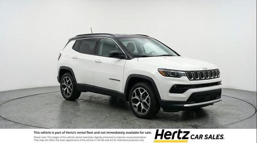 Bright White Clearcoat 2025 Jeep Compass Limited