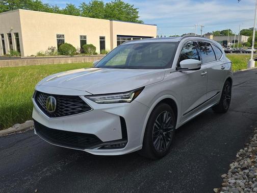 Platinum White Pearl 2025 Acura MDX Advance Package