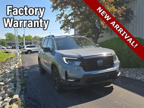 Sonic Gray Pearl 2024 Honda Passport AWD Black