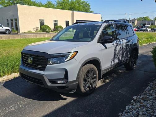 Sonic Gray Pearl 2024 Honda Passport AWD Black