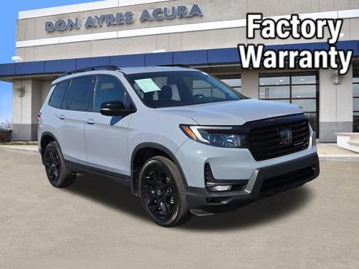 Sonic Gray Pearl 2024 Honda Passport AWD Black