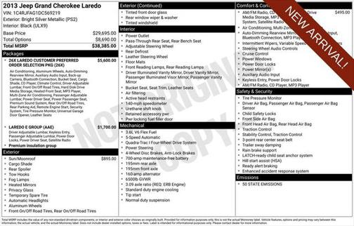 2013 Jeep Grand Cherokee Laredo