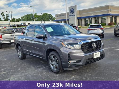 Modern Steel Metallic 2023 Honda Ridgeline RTL-E