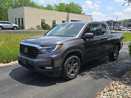 Modern Steel Metallic 2023 Honda Ridgeline RTL-E