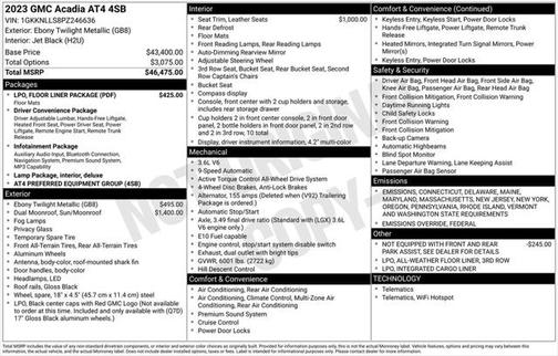 2023 GMC Acadia AWD AT4