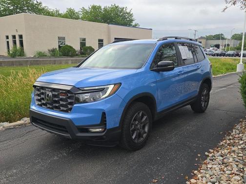 Diffused Sky Blue Pearl 2024 Honda Passport AWD TrailSport
