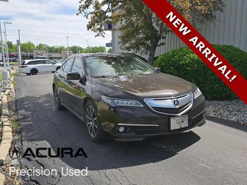 Black Copper Pearl 2017 Acura TLX V6 w/Advance Package