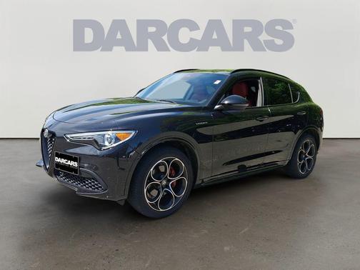 Vulcano Black Metallic 2023 Alfa Romeo Stelvio Veloce AWD