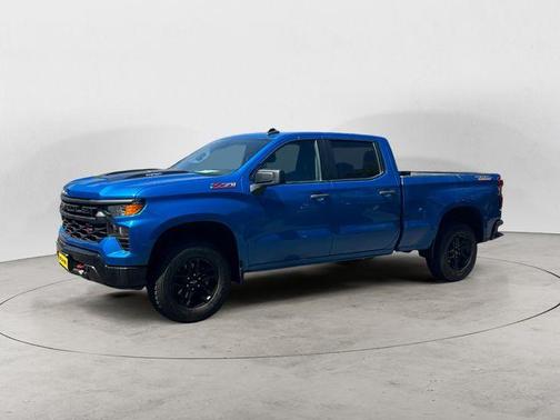 Glacier Blue Metallic 2024 Chevrolet Silverado 1500 Custom Trail Boss