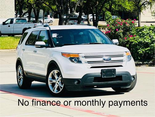 White Platinum Metallic Tri-Coat 2012 Ford Explorer Limited