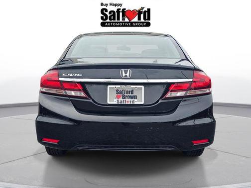 Black 2014 Honda Civic LX