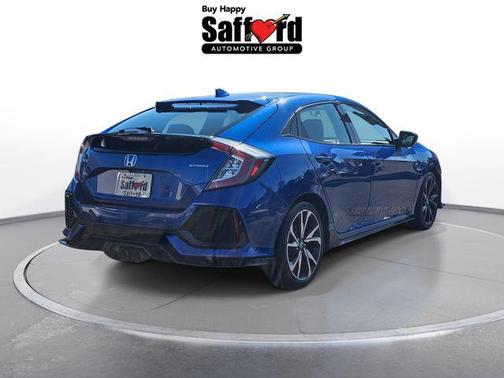 Aegean Blue Metallic 2018 Honda Civic Sport