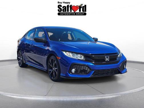 Aegean Blue Metallic 2018 Honda Civic Sport