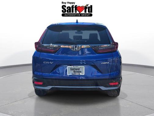 Aegean Blue Metallic 2021 Honda CR-V AWD EX