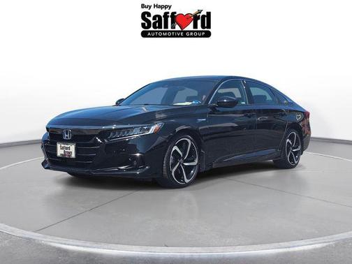 Crystal/B Lack 2022 Honda Accord Hybrid Sport
