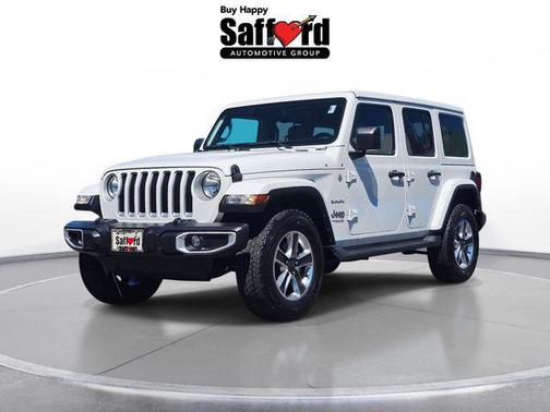 Bright White Clearcoat 2022 Jeep Wrangler Unlimited Sahara