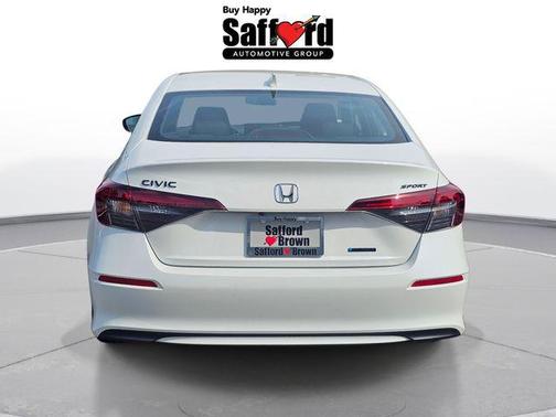 Platinum White Pearl 2026 Honda Civic Hybrid Sport