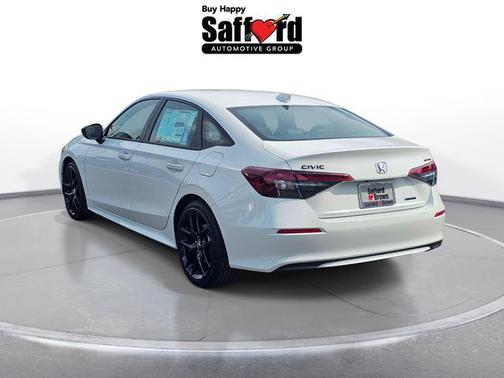 Platinum White Pearl 2026 Honda Civic Hybrid Sport
