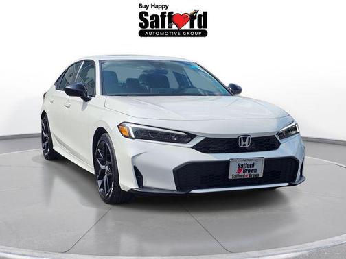 Platinum White Pearl 2026 Honda Civic Hybrid Sport