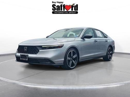 Solar Silver Metallic 2025 Honda Accord Hybrid Sport