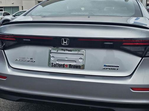 Solar Silver Metallic 2025 Honda Accord Hybrid Sport
