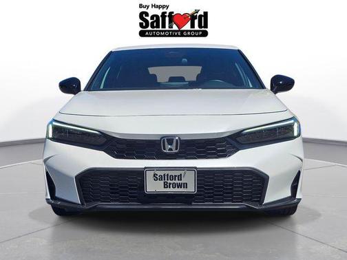 Platinum White Pearl 2025 Honda Civic Sport