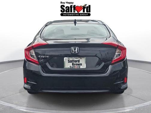 Black 2017 Honda Civic EX