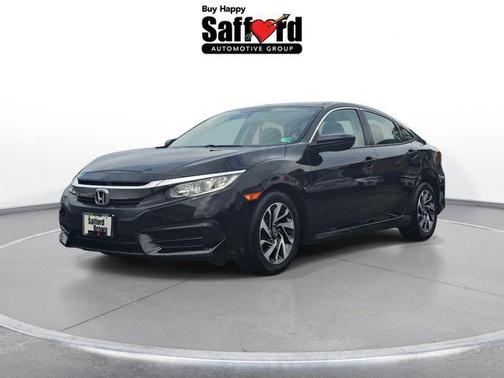 Black 2017 Honda Civic EX