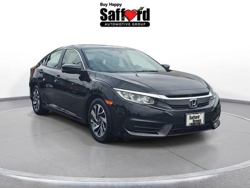 Black 2017 Honda Civic EX