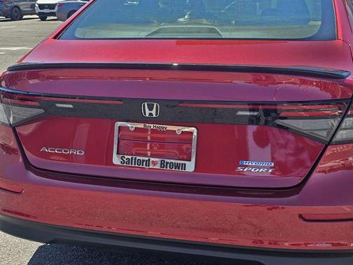 Radiant Red Metallic 2025 Honda Accord Hybrid Sport