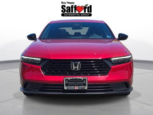 Radiant Red Metallic 2025 Honda Accord Hybrid Sport