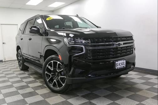 Black 2021 Chevrolet Tahoe 4WD RST