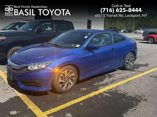 Aegean Blue Metallic 2018 Honda Civic LX-P