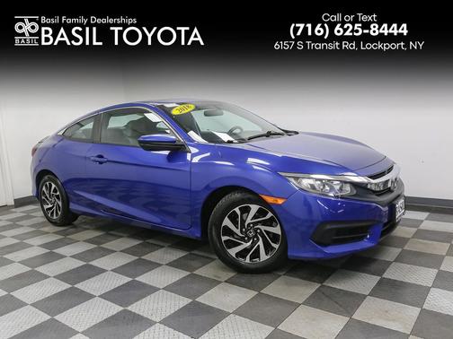 Aegean Blue Metallic 2018 Honda Civic LX-P
