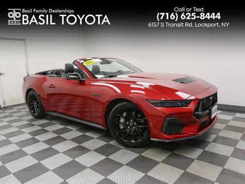 Rapid Red Metallic Tinted Clearcoat 2024 Ford Mustang GT Premium