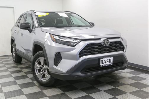 Silver Sky Metallic 2025 Toyota RAV4 Hybrid SE