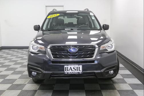 Dark Gray Metallic 2018 Subaru Forester 2.5i Premium Black Edition