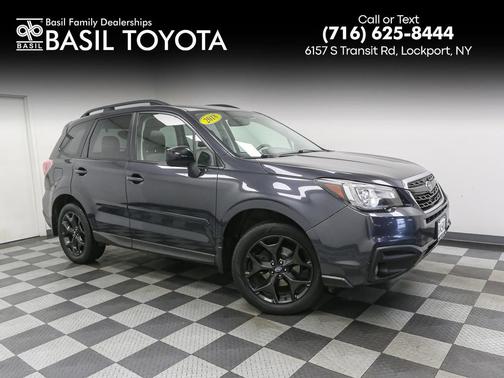 Dark Gray Metallic 2018 Subaru Forester 2.5i Premium Black Edition
